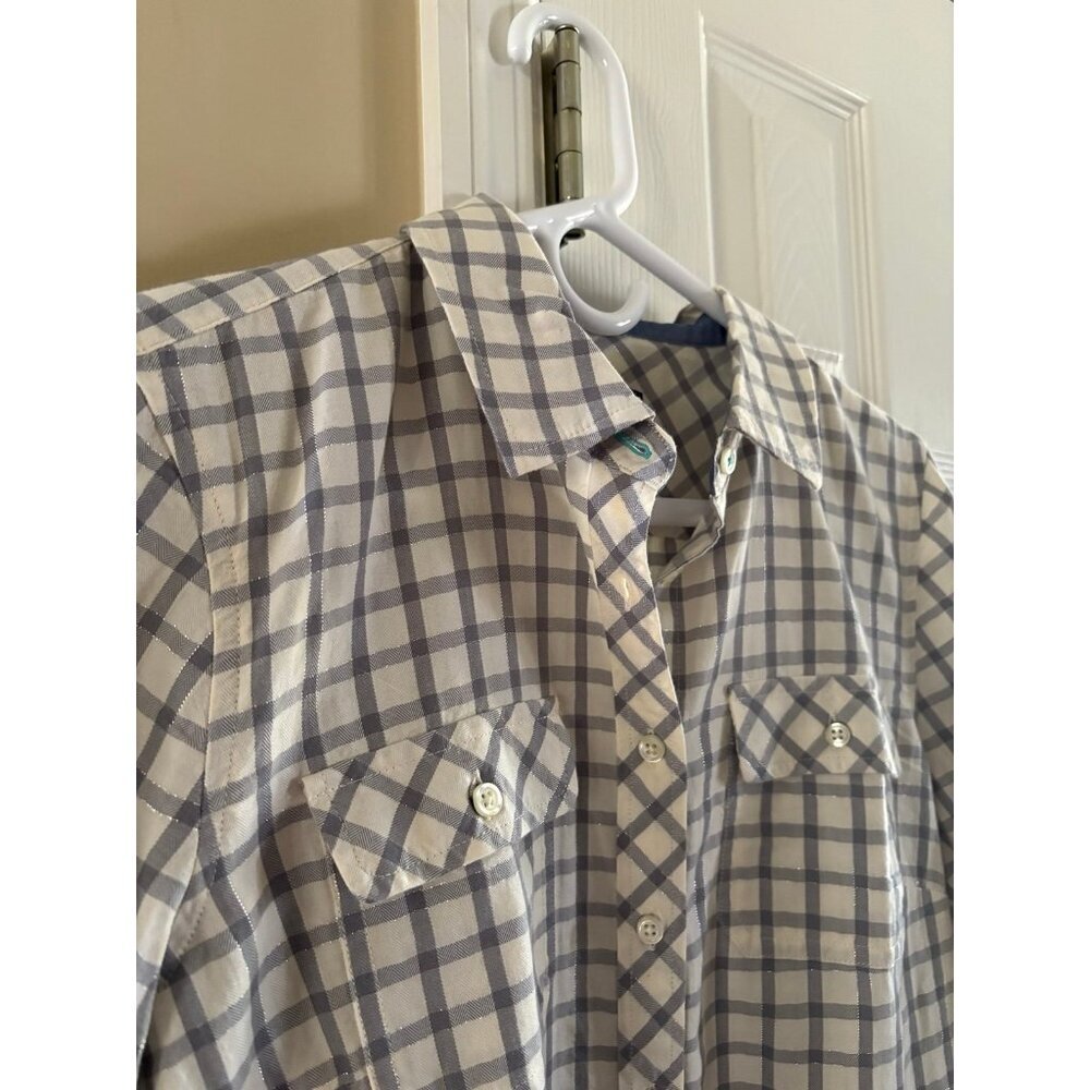 Talbots Plaid Button Down - Picture 2 of 3